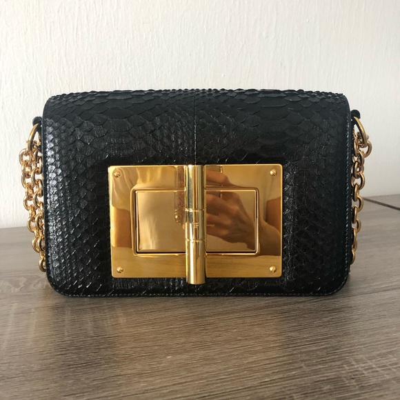 SOLD! Tom Ford Natalia Medium Python Leather Bag - Picture 7 of 16